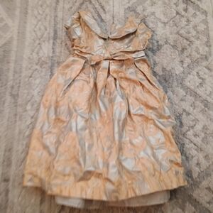 Cherokee Infant Girls 12 Months Gold Button Lined Dress